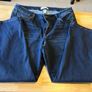 Lane bryant mid-rise super stretch boot cut